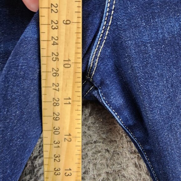 Frame Denim Jeans Womens 32 Blue Stretch Denim Le High Skinny Crop - Picture 6 of 15